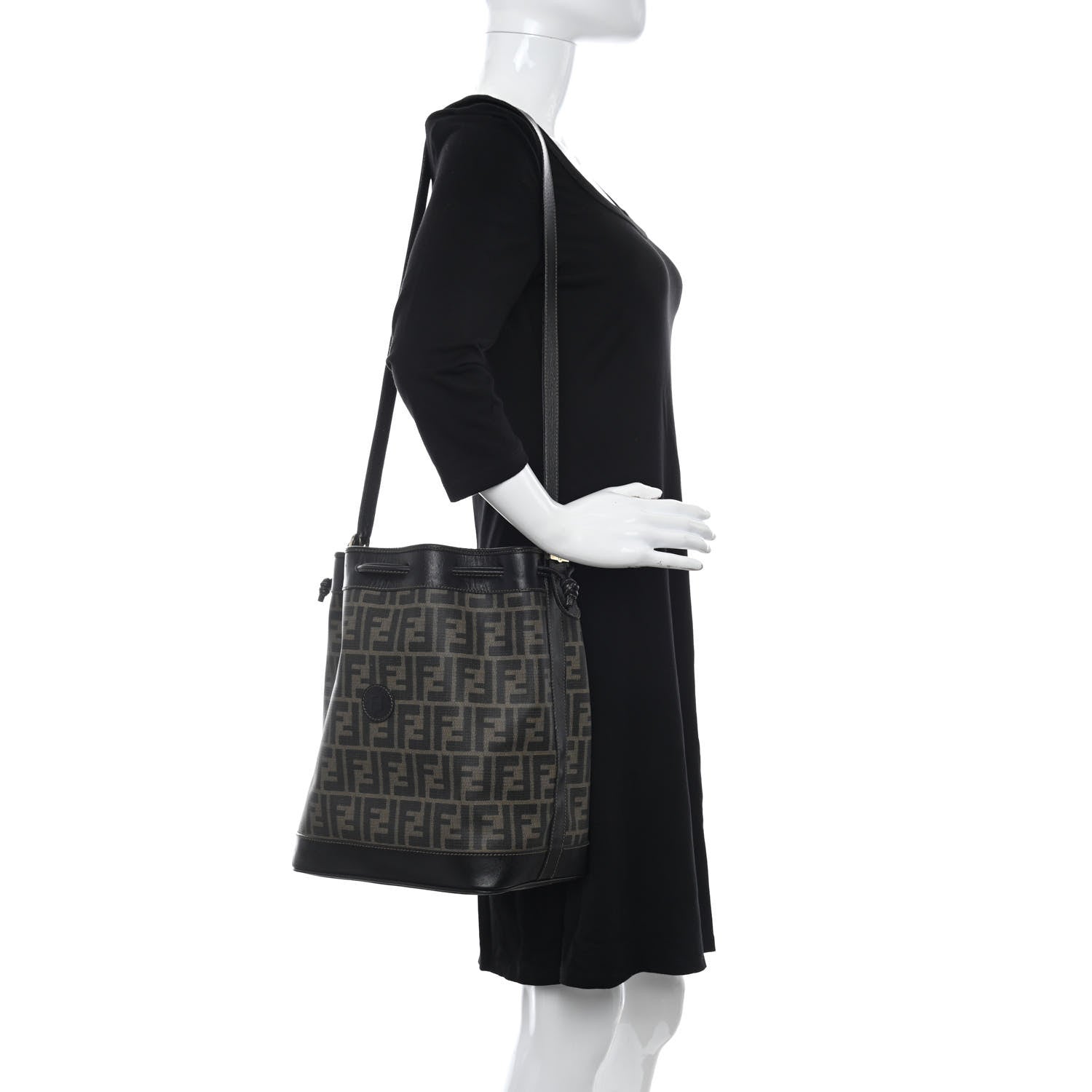 Fendi Zucca Bucket Bag Tobacco 2 of 24