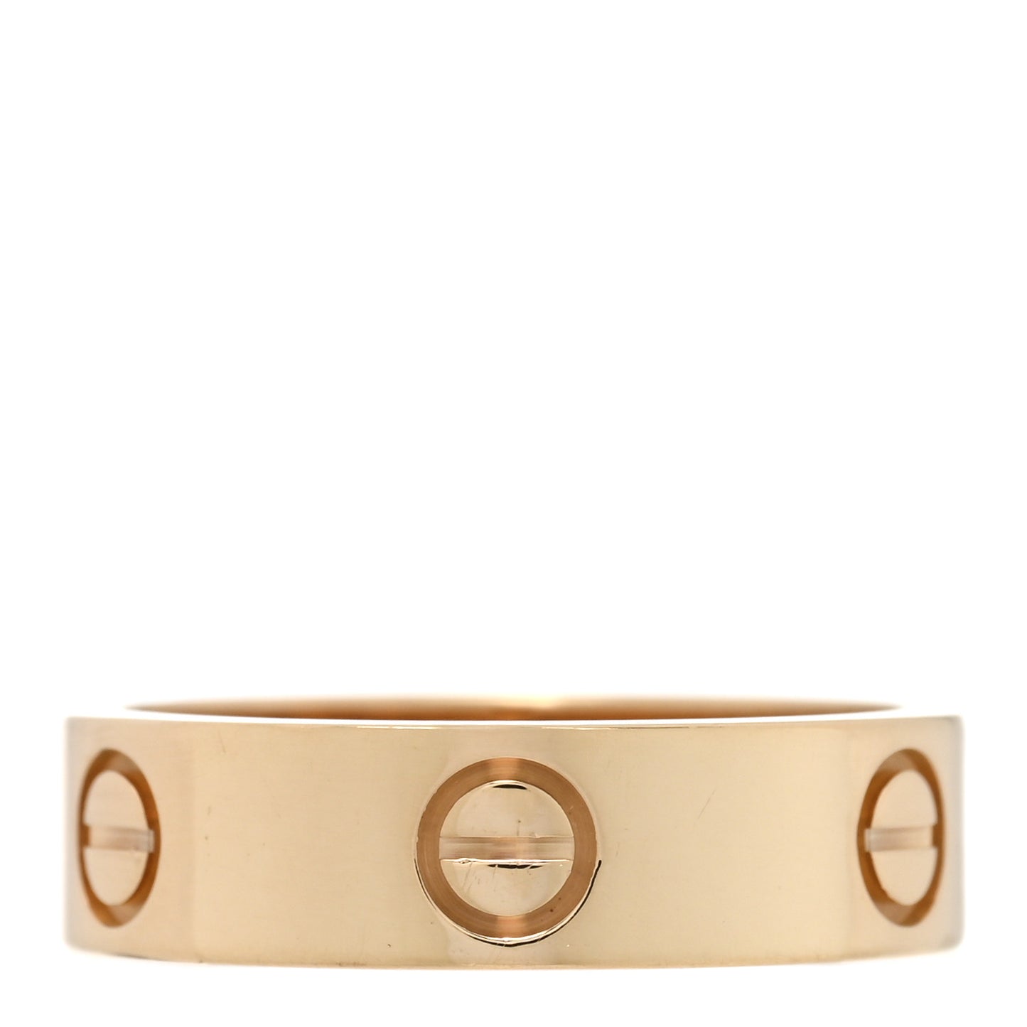 18K Yellow Gold 5.5mm LOVE Ring 56 7.5