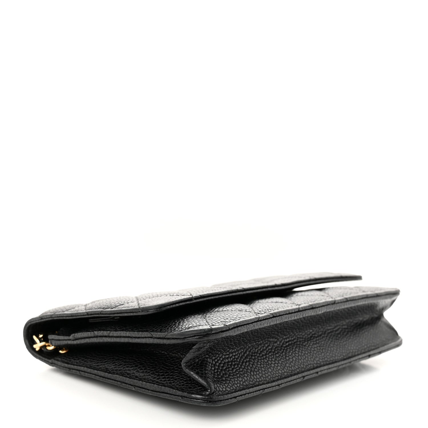 Chanel Caviar Quilted Wallet On Chain WOC Black 4 of 14
