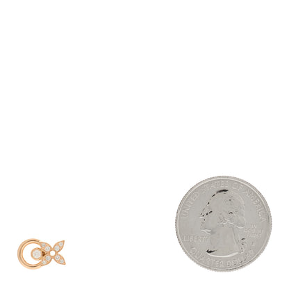 Louis Vuitton 18K Pink Gold Diamond Idylle Blossom Single Earring 2 of 5