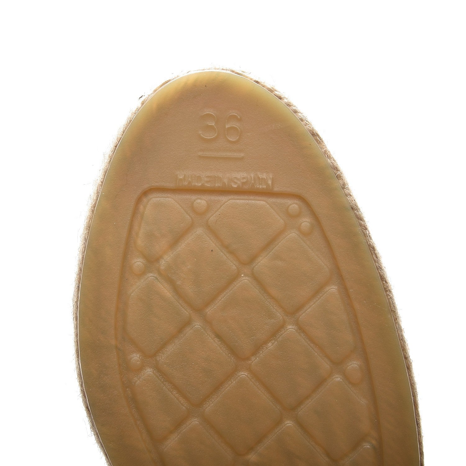 Chanel Lambskin CC Espadrilles 36 Navy Black 8 of 10