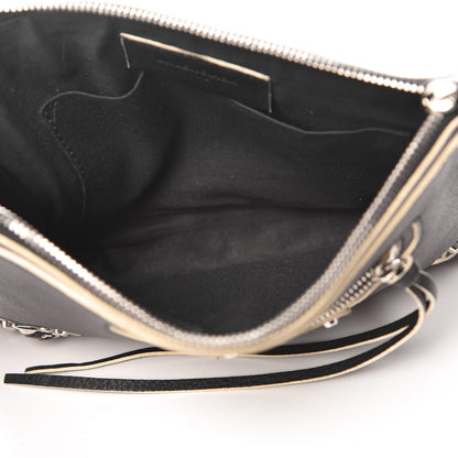 Balenciaga Supple Grained Calfskin Classic Silver Hardware Highlight Pouch Black 5 of 10