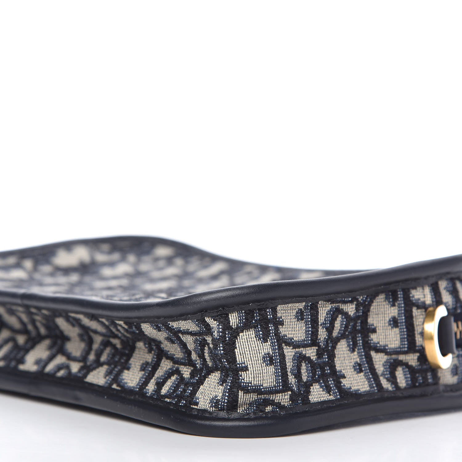 Christian Dior Oblique Diorquake Clutch Blue 7 of 12