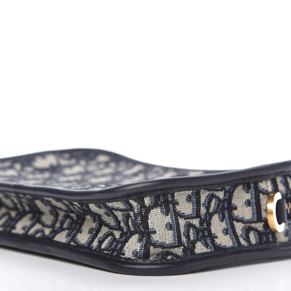 Christian Dior Oblique Diorquake Clutch Blue 7 of 12