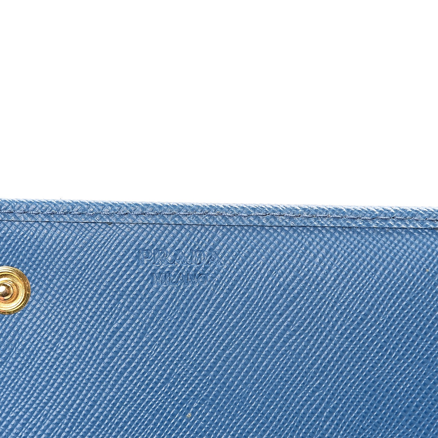 Saffiano Metal Continental Flap Wallet Cobalto