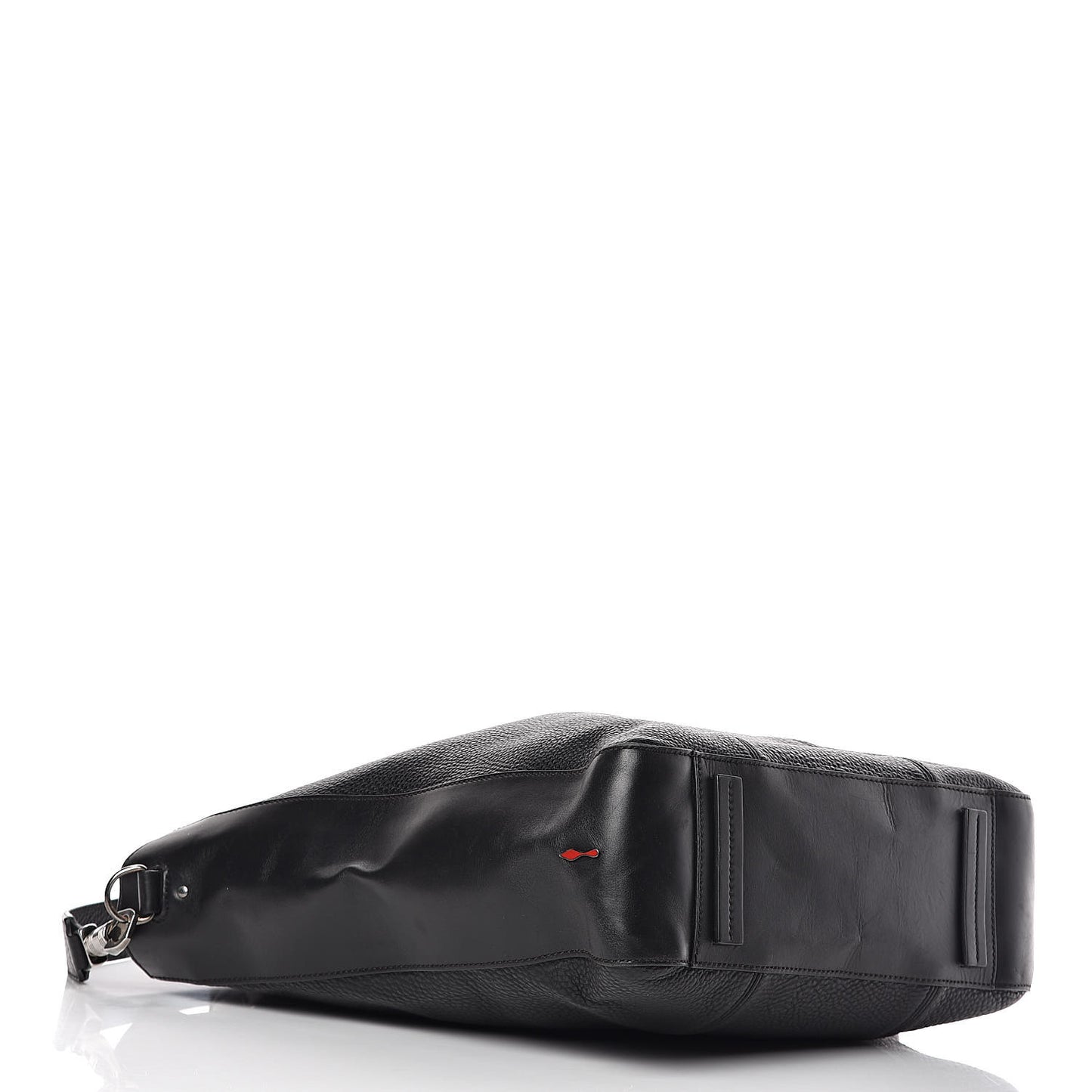 Pebbled Calfskin Fredo Tote Black