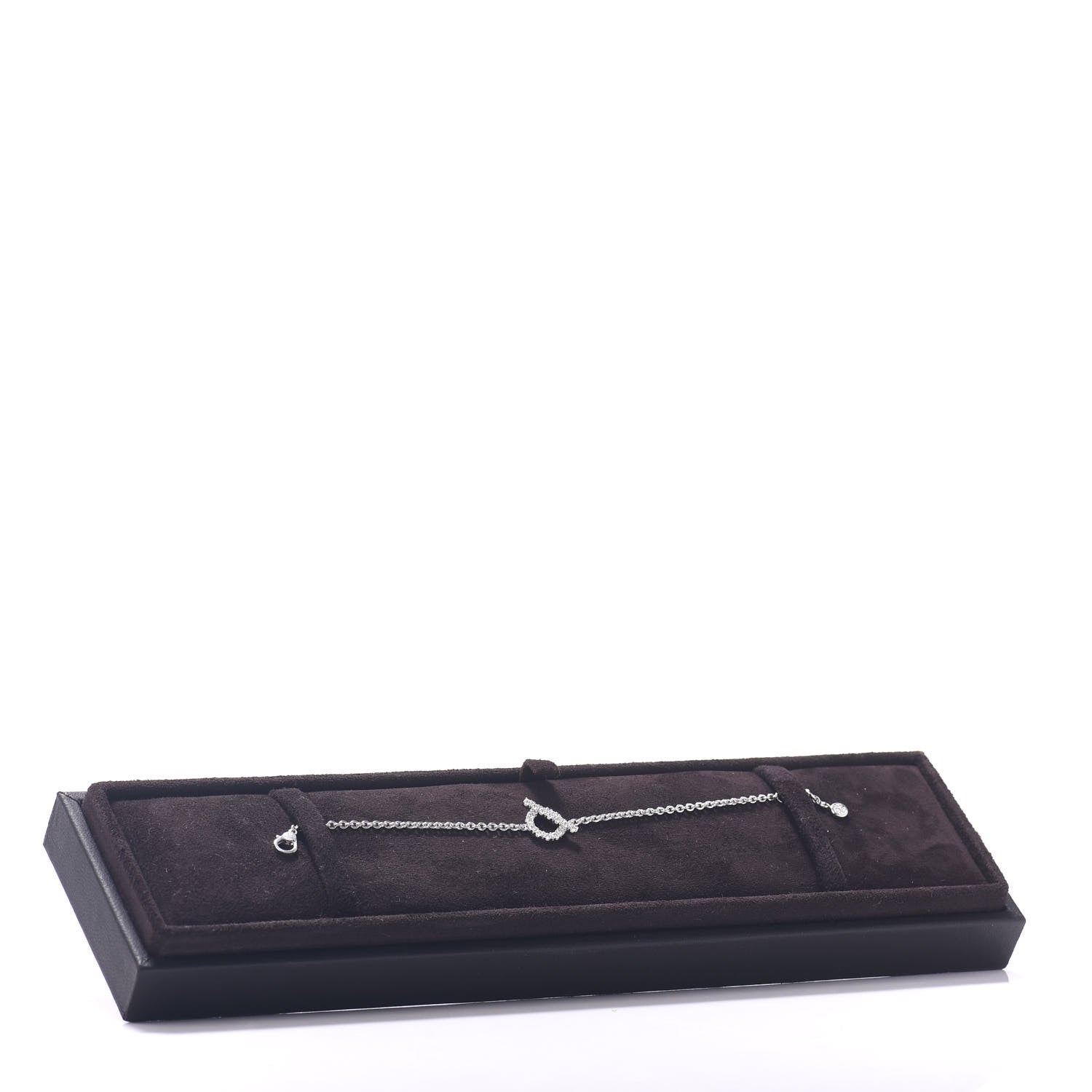 Hermes 18K White Gold Diamond Finesse Bracelet SH 4 of 4