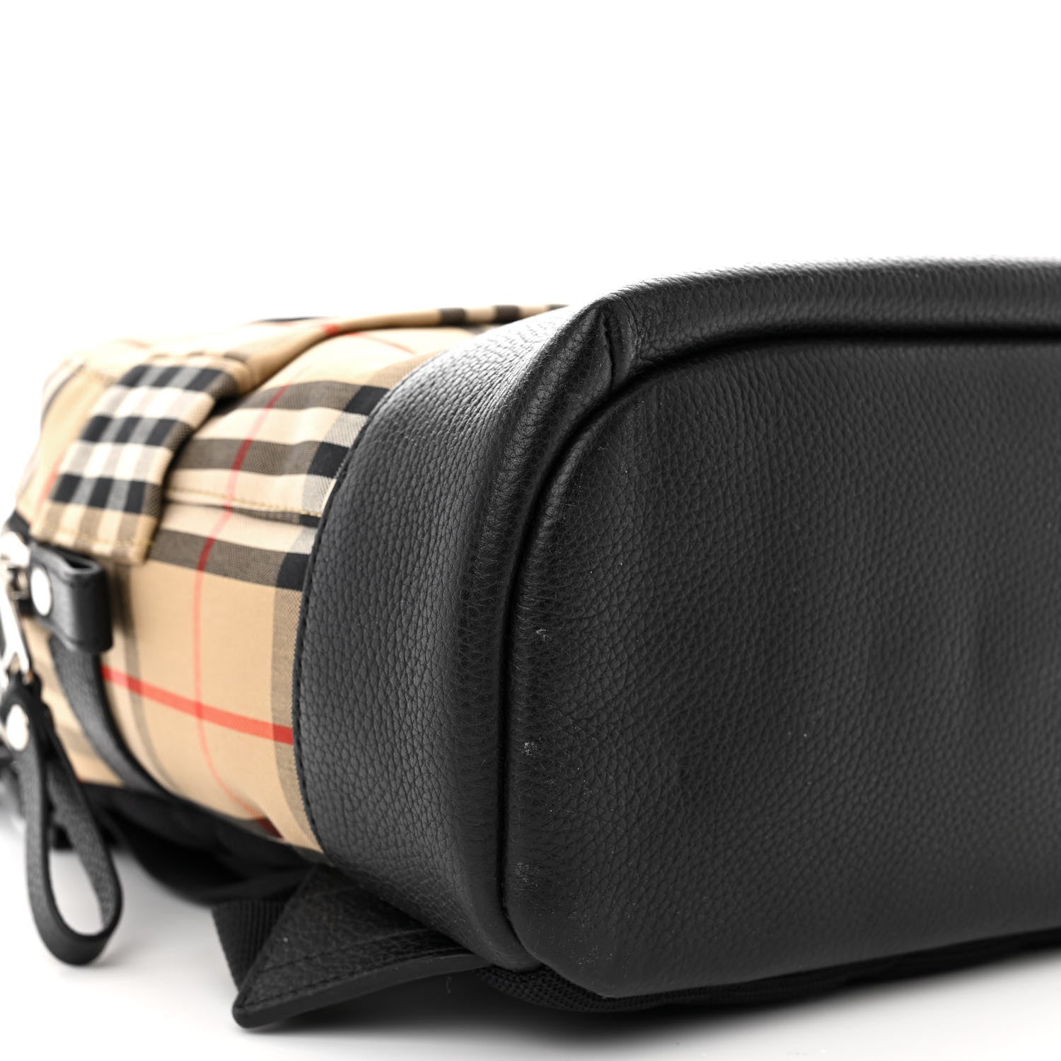 Burberry House Check Canvas Calfskin Small Nico Backpack Archive Beige 10 of 11