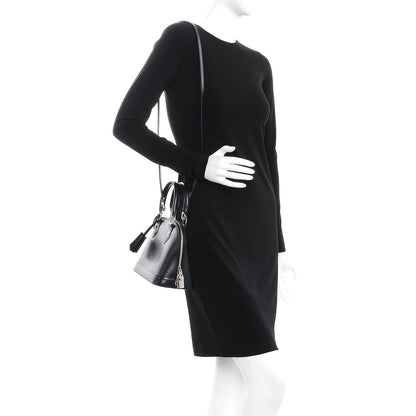 Louis Vuitton Epi Alma BB Black 2 of 7