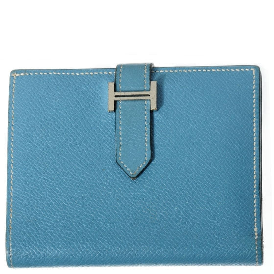 Epsom Compact Bearn Wallet Blue Jean