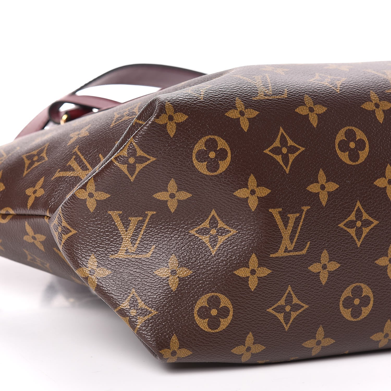 Louis Vuitton Monogram Flower Zipped Tote MM Bordeaux 11 of 16