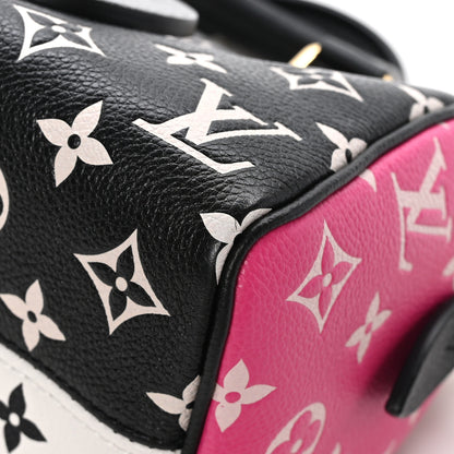 Louis Vuitton Empreinte Monogram Spring in the City Speedy Bandouliere 20 Black White Pink 9 of 12