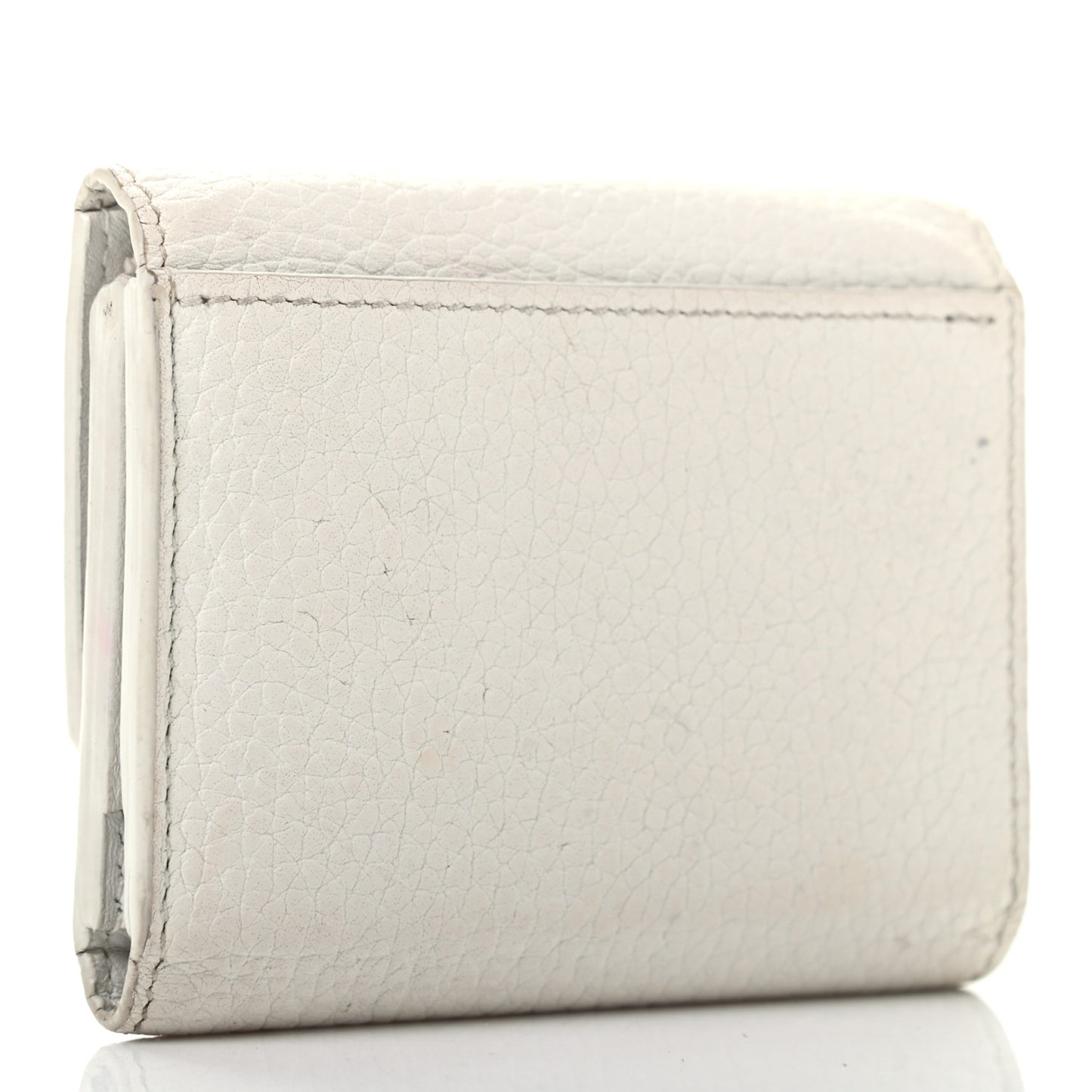 Taurillon Capucines XS Wallet White