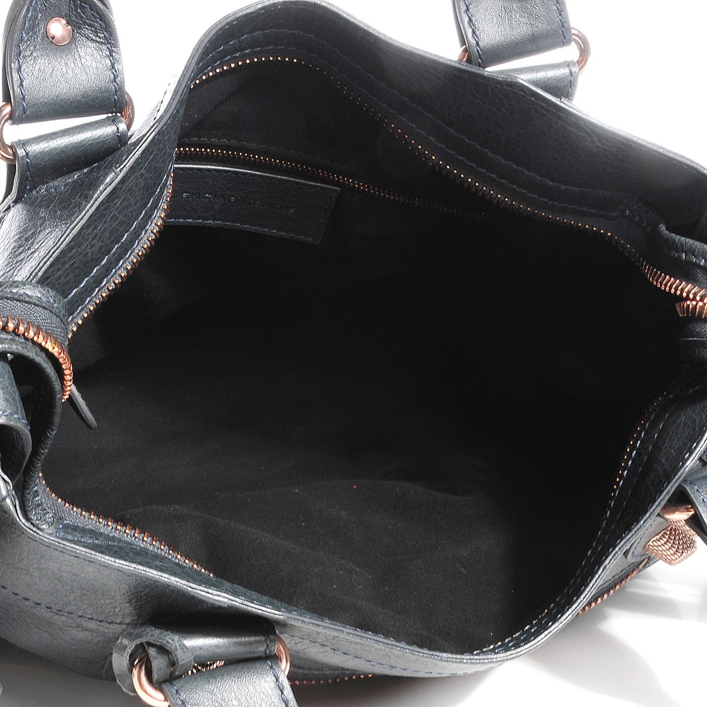 Agneau Giant 21 Rose Gold Hardware Velo Anthracite