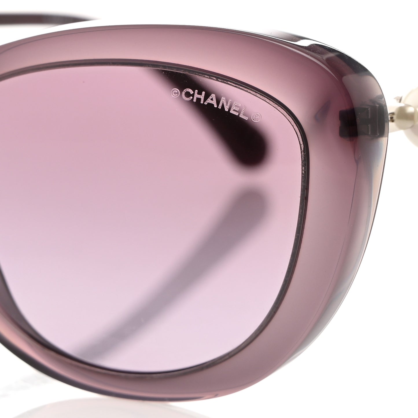 Acetate Pearl Cat Eye Sunglasses 5340-H Purple
