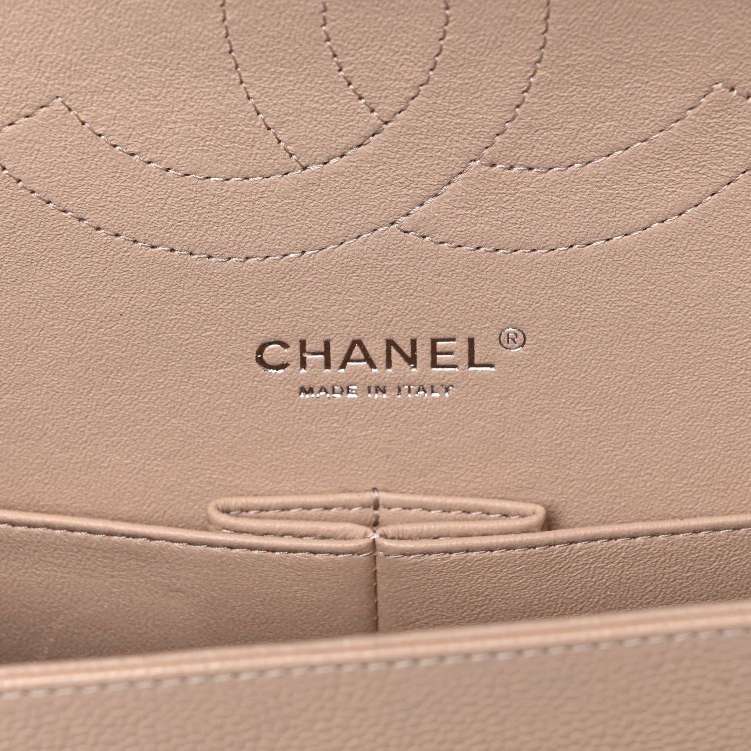 Chanel Caviar Quilted Jumbo Double Flap Beige Clair 6 of 19