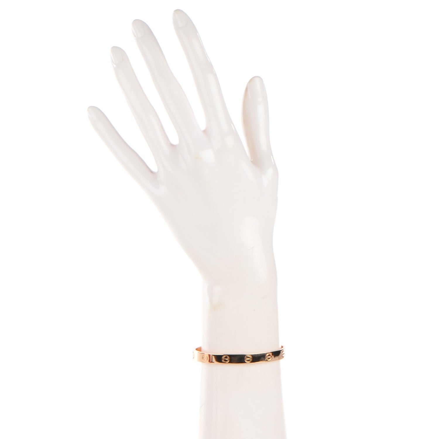 Cartier 18K Pink Gold LOVE Cuff Bracelet 17 2 of 4