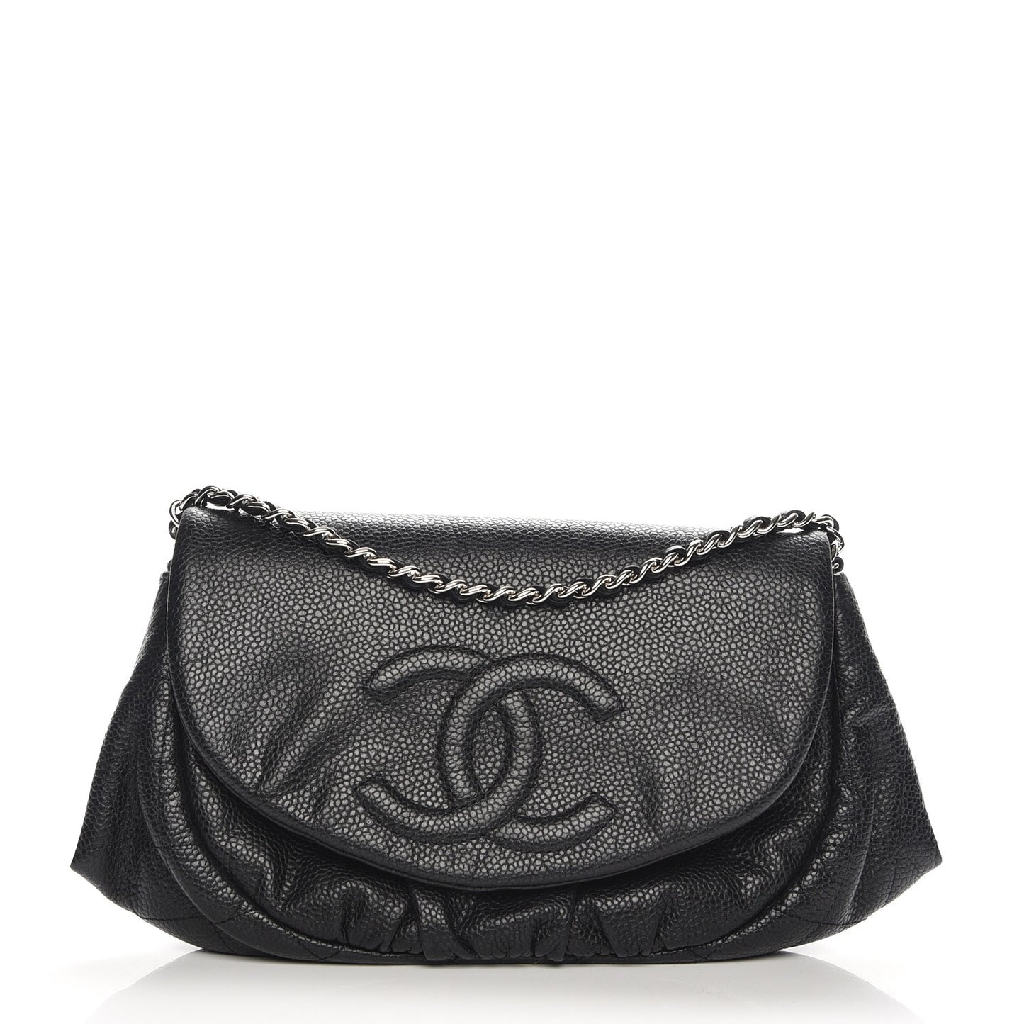 Caviar Half Moon Wallet On Chain WOC Black