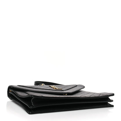 Saint Laurent Lambskin Quilted Mini Gaby Satchel Black 4 of 9