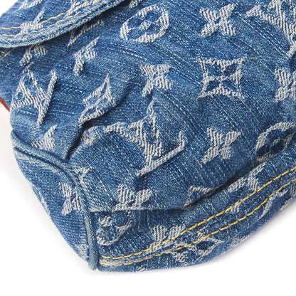 Louis Vuitton Monogram Denim Mini Pleaty Blue 6 of 8