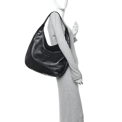 Miu Miu Nappa Hobo Bag Black 2 of 9
