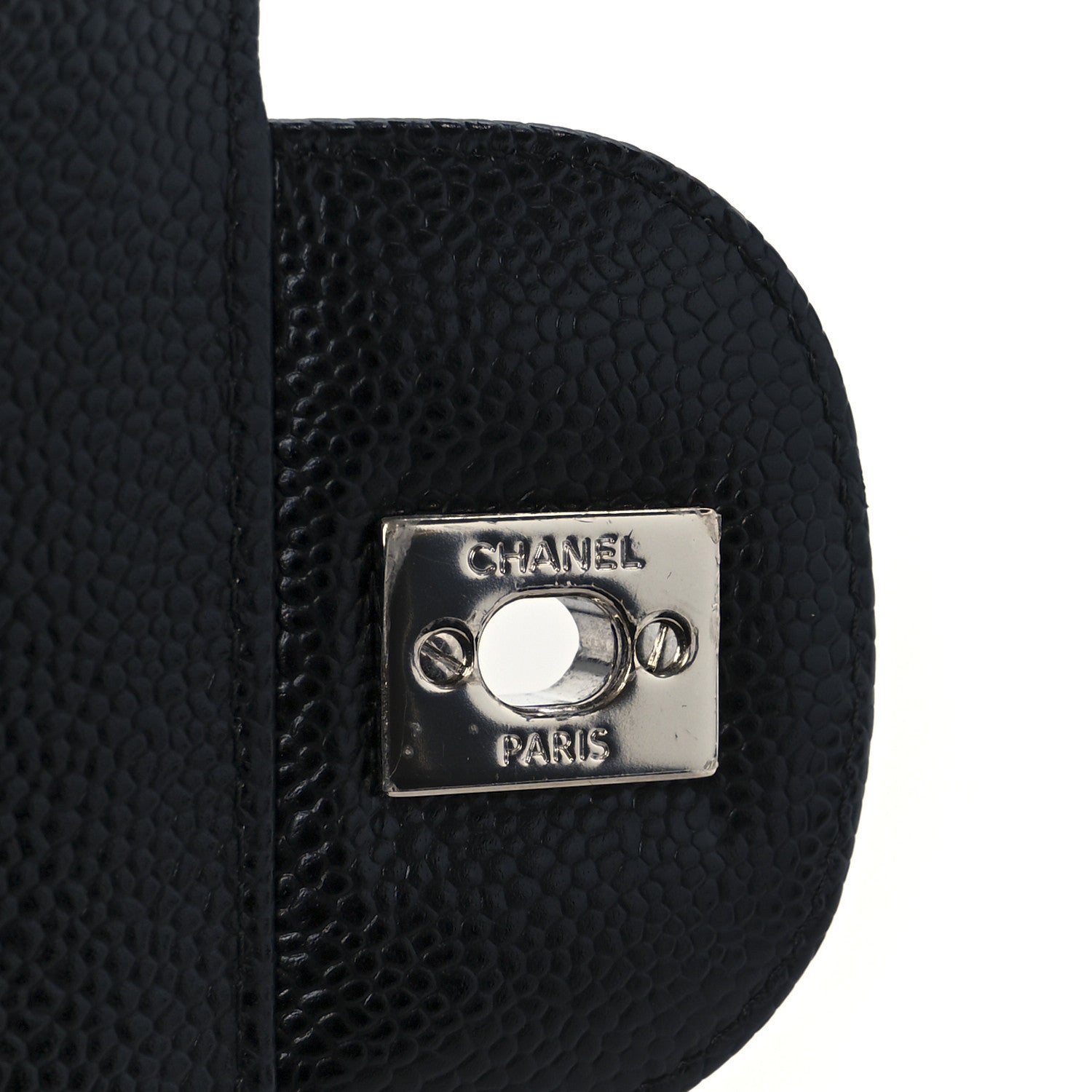 Chanel Caviar Quilted Jumbo Double Flap Black 7 of 11