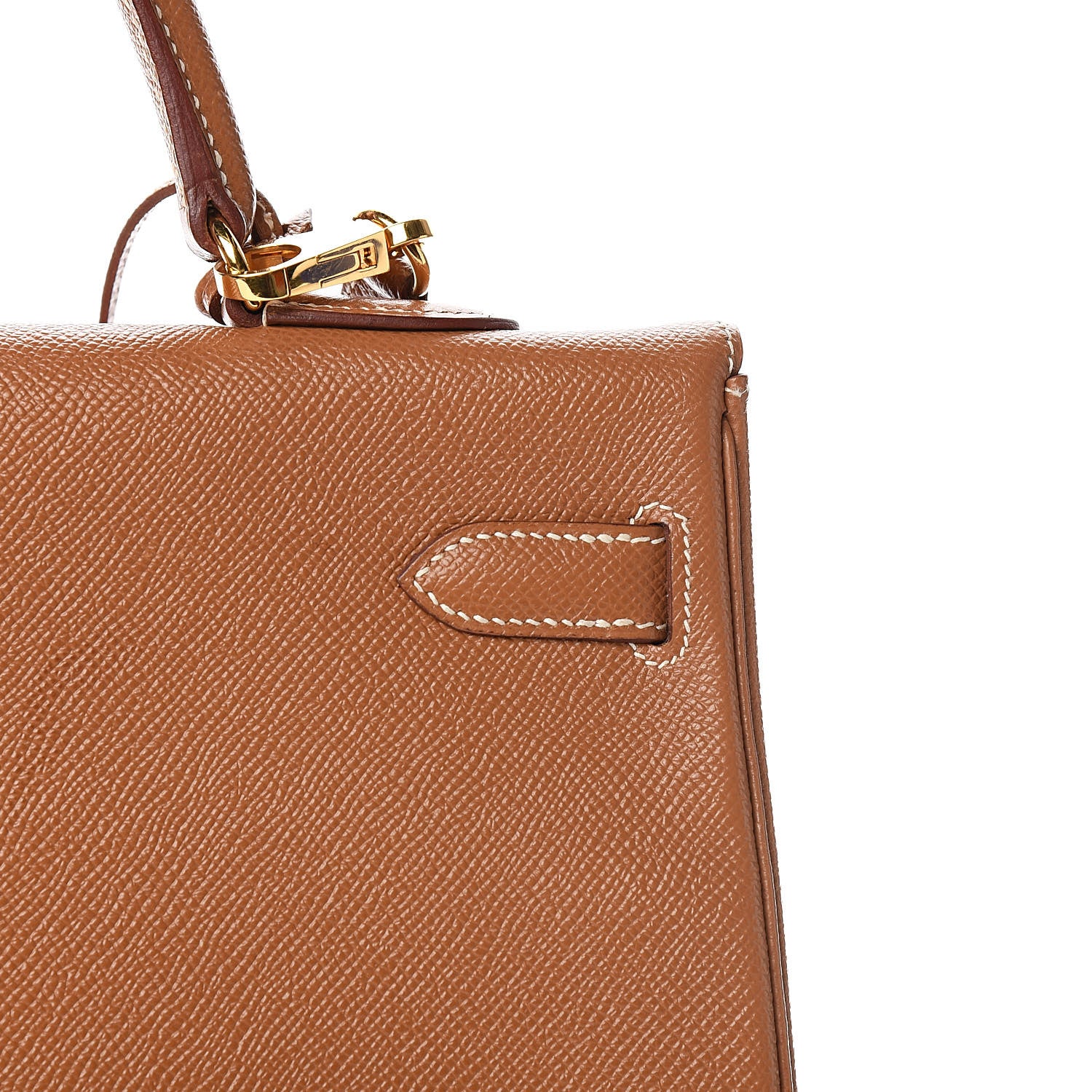 Hermes Courchevel Kelly Retourne 35 Gold 34 of 43
