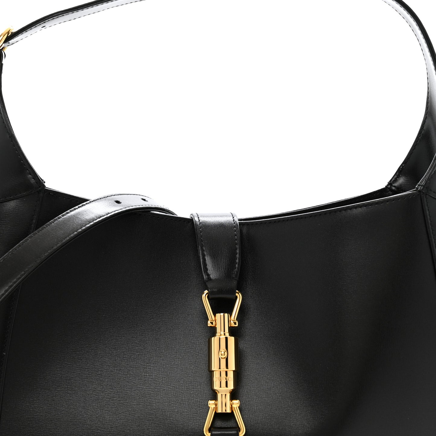 Boarded Dyana Lux Calfskin Medium Jackie 1961 Hobo Black