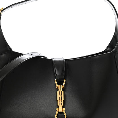 Gucci Boarded Dyana Lux Calfskin Medium Jackie 1961 Hobo Black 8 of 12