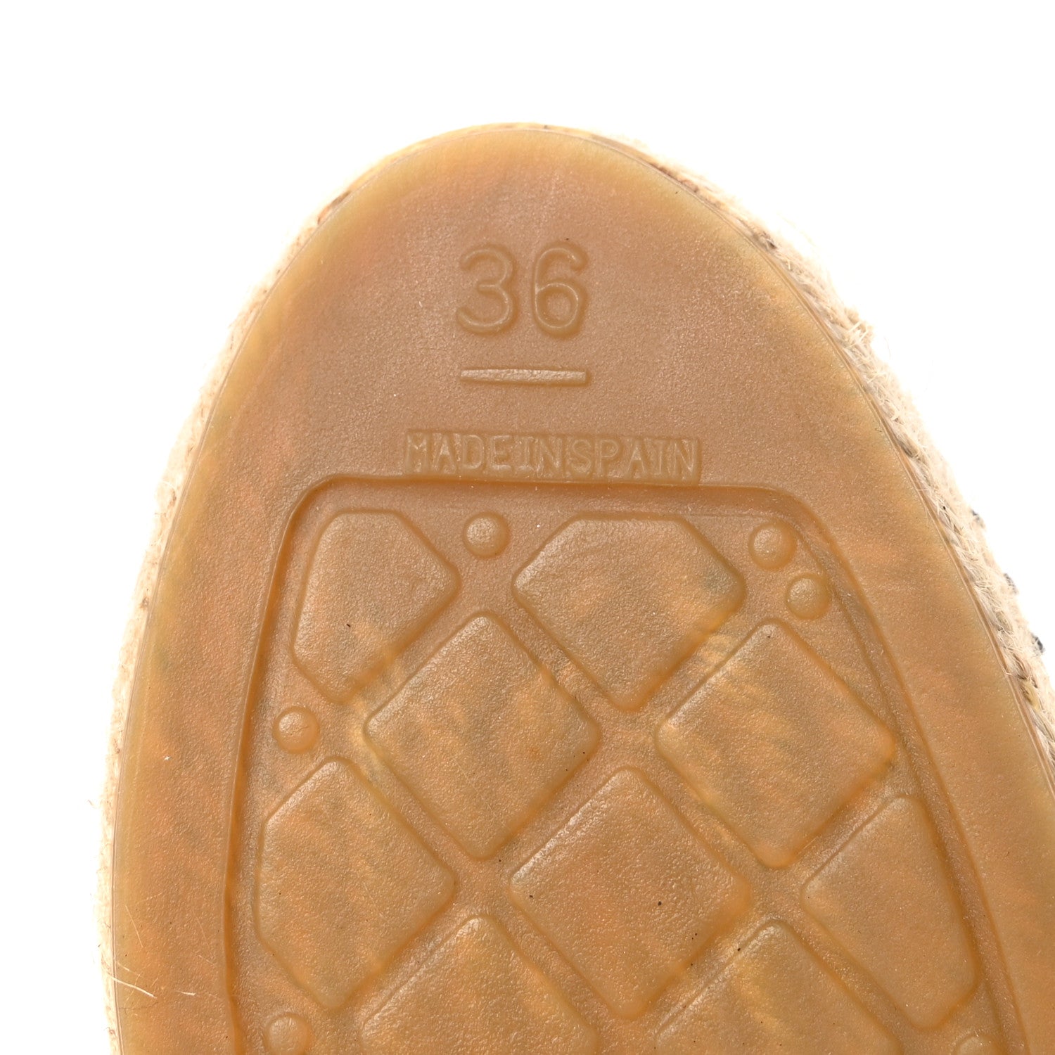 Chanel Lambskin Quilted CC Espadrilles 36 Black 7 of 10