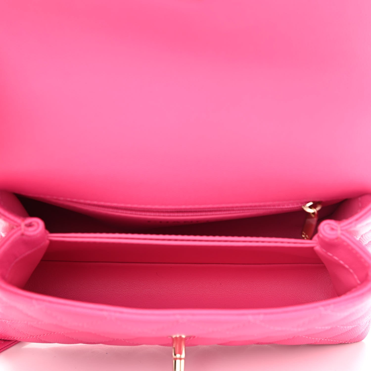 Chanel Caviar Quilted Mini Coco Handle Flap Rose 5 of 11