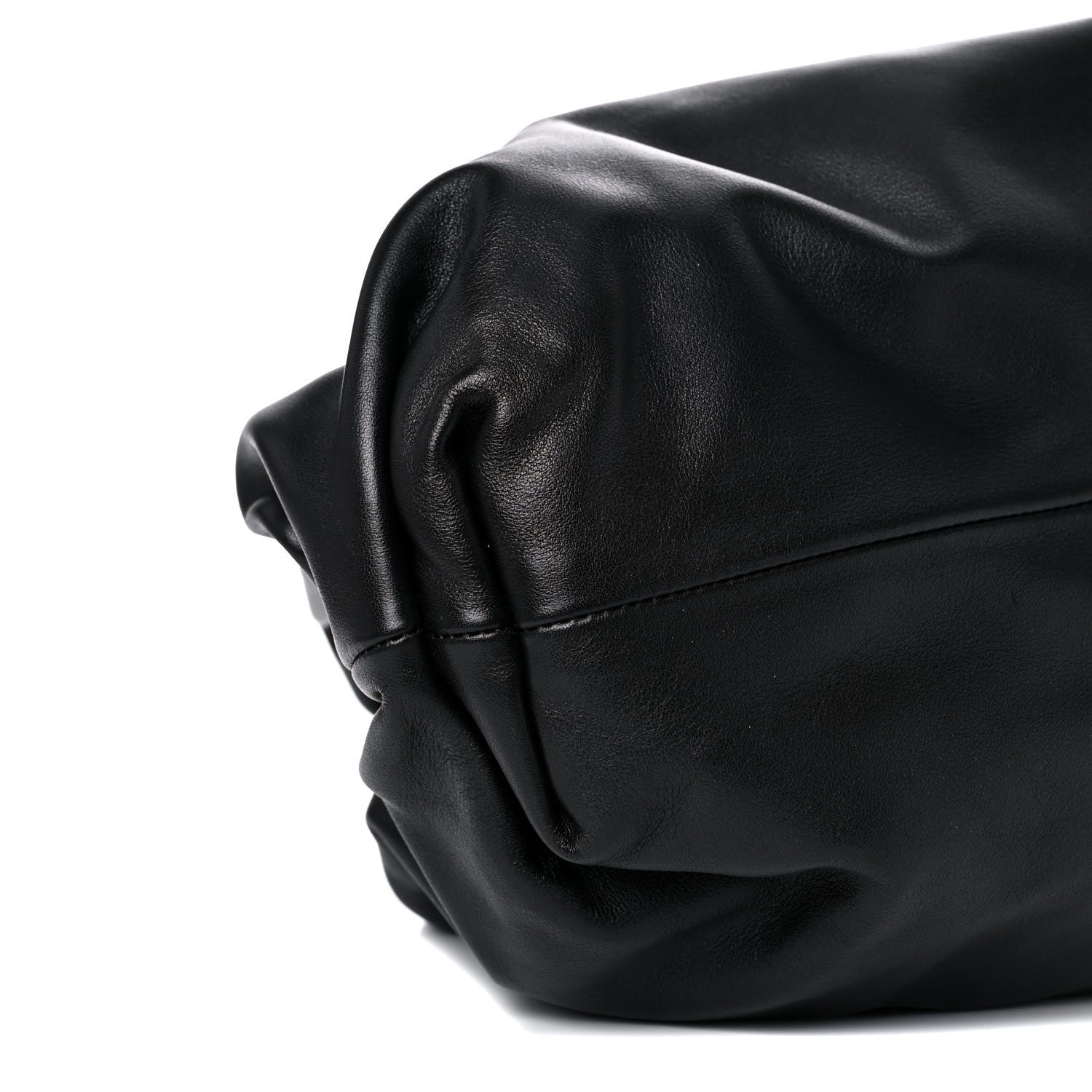 Bottega Veneta Smooth Butter Calf The Pouch Oversized Clutch Black 5 of 9
