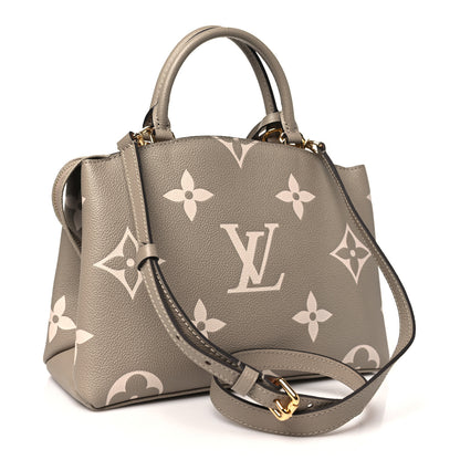 Louis Vuitton Empreinte Monogram Giant Petit Palais Tourterelle Creme 3 of 9