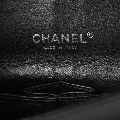 Chanel Patent Quilted Maxi Double Flap Black 7 of 9
