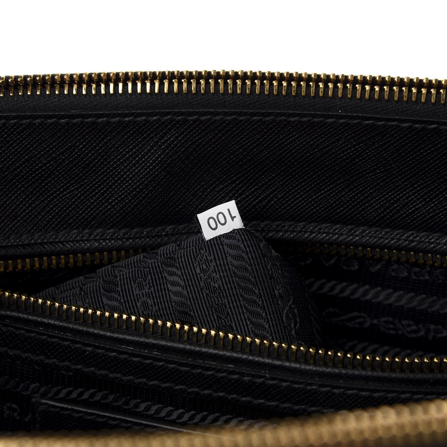 Prada Saffiano Medium Galleria Double Zip Tote Black 9 of 12