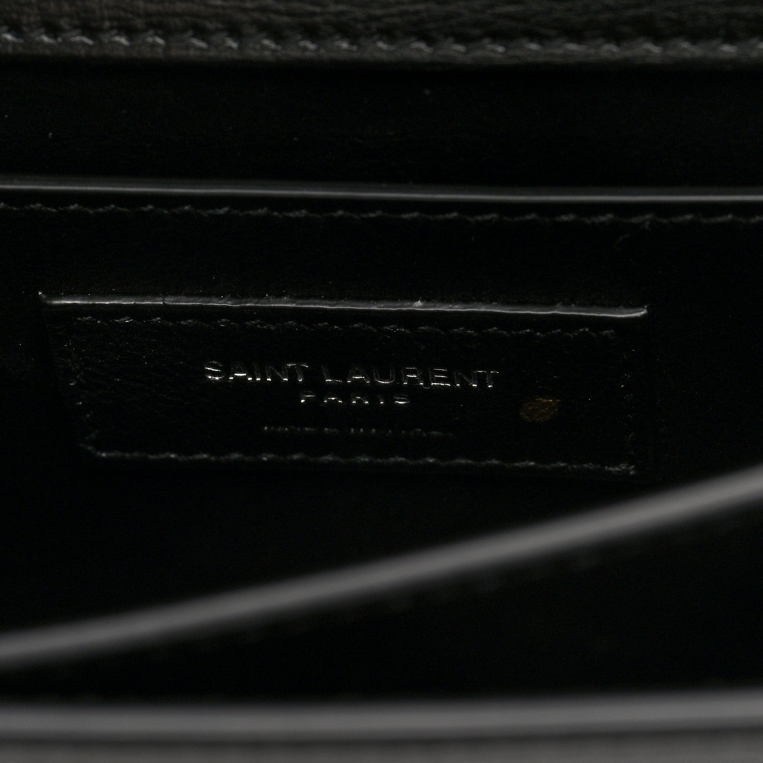 Saint Laurent Calfskin Medium Monogram Sunset Black 6 of 9