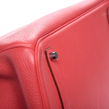Hermes Taurillon Clemence Birkin 35 Bougainvillea 23 of 24