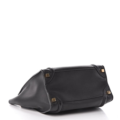 Celine Smooth Calfskin Micro Luggage Black 4 of 10