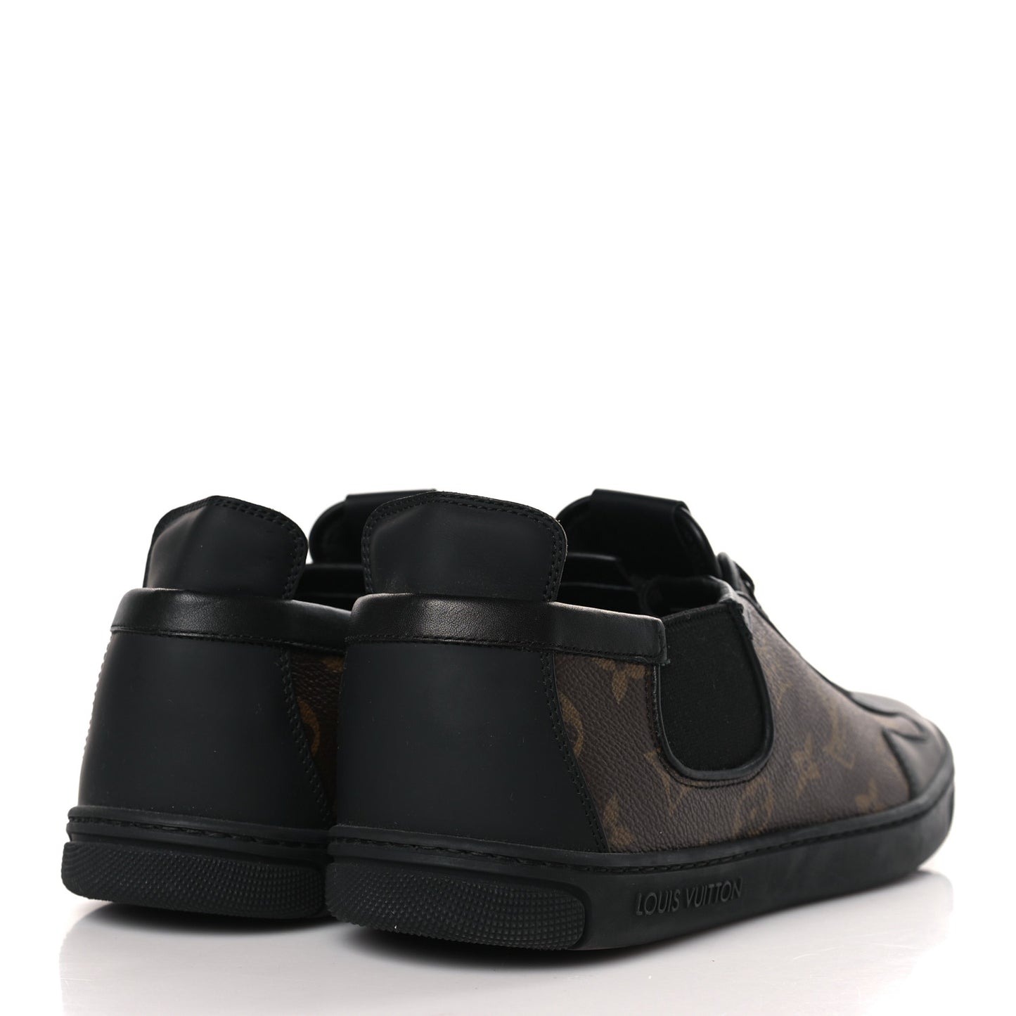 Calfskin Monogram Slalom Sneakers 9 9 Black