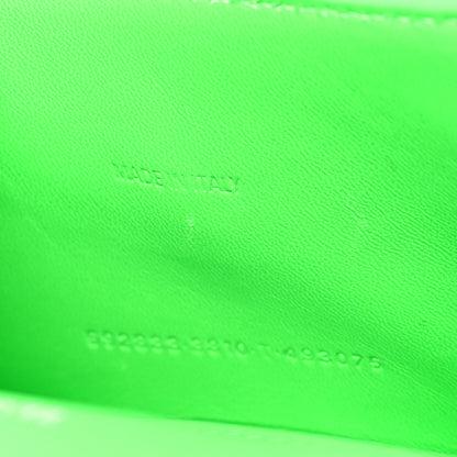 Balenciaga Shiny Calfskin Crocodile Embossed Hourglass Top Handle Bag XS Fluo Green 7 of 9