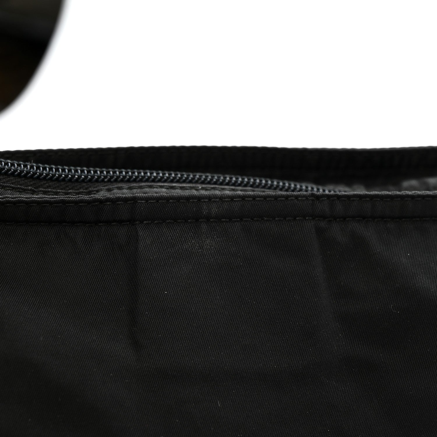 Prada Nylon Vela Flat Messenger Bag Black 11 of 11