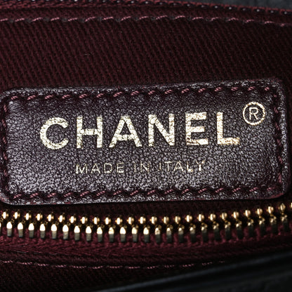 Chanel Lambskin Chevron Stitched Medium Envelope Flap Black 6 of 10