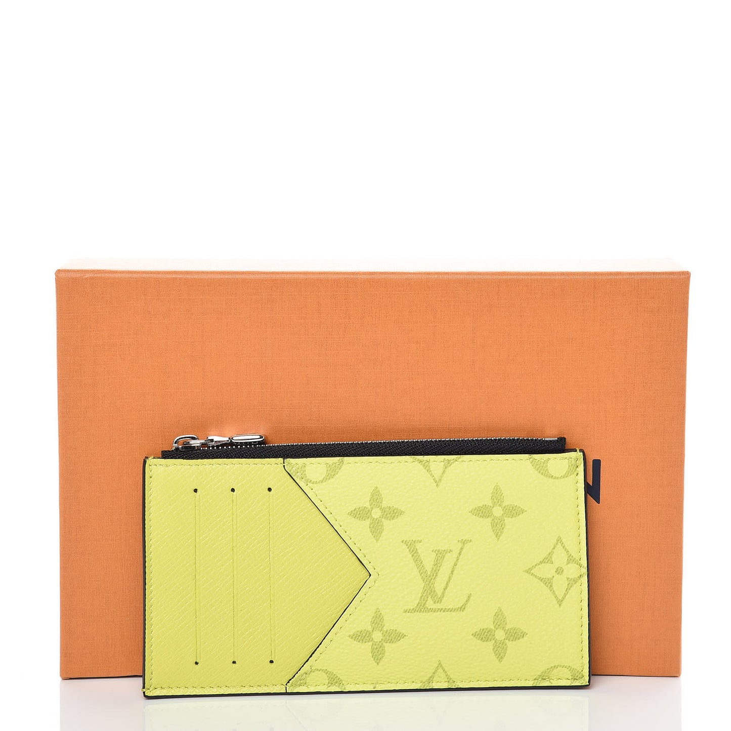 Monogram Taiga Coin Card Holder Yellow