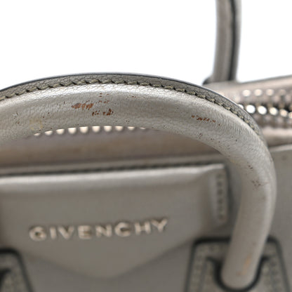 Givenchy Sugar Goatskin Mini Antigona Pearl Grey 12 of 19