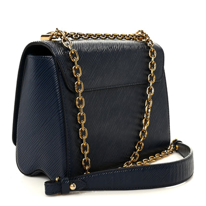 Louis Vuitton Epi Twist Shoulder Bag MM Indigo 4 of 11