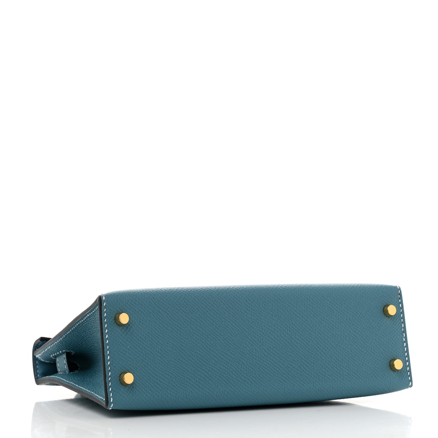 Hermes Epsom Mini Kelly Sellier 20 New Blue Jean 4 of 11