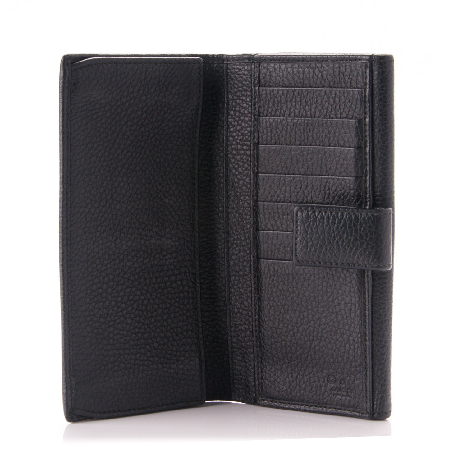 Calfskin Studded Soho Continental Wallet Black