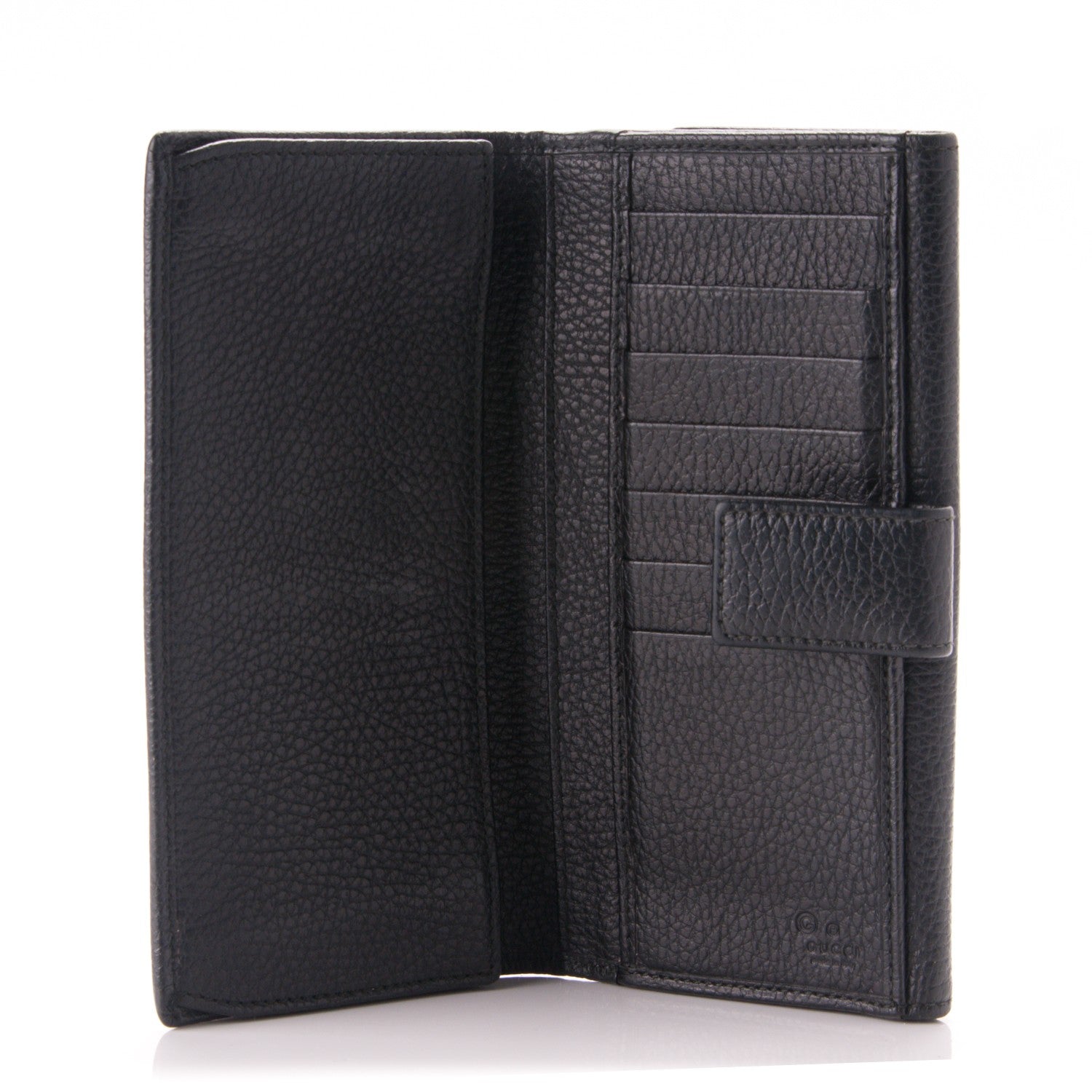 Gucci Calfskin Studded Soho Continental Wallet Black 5 of 9
