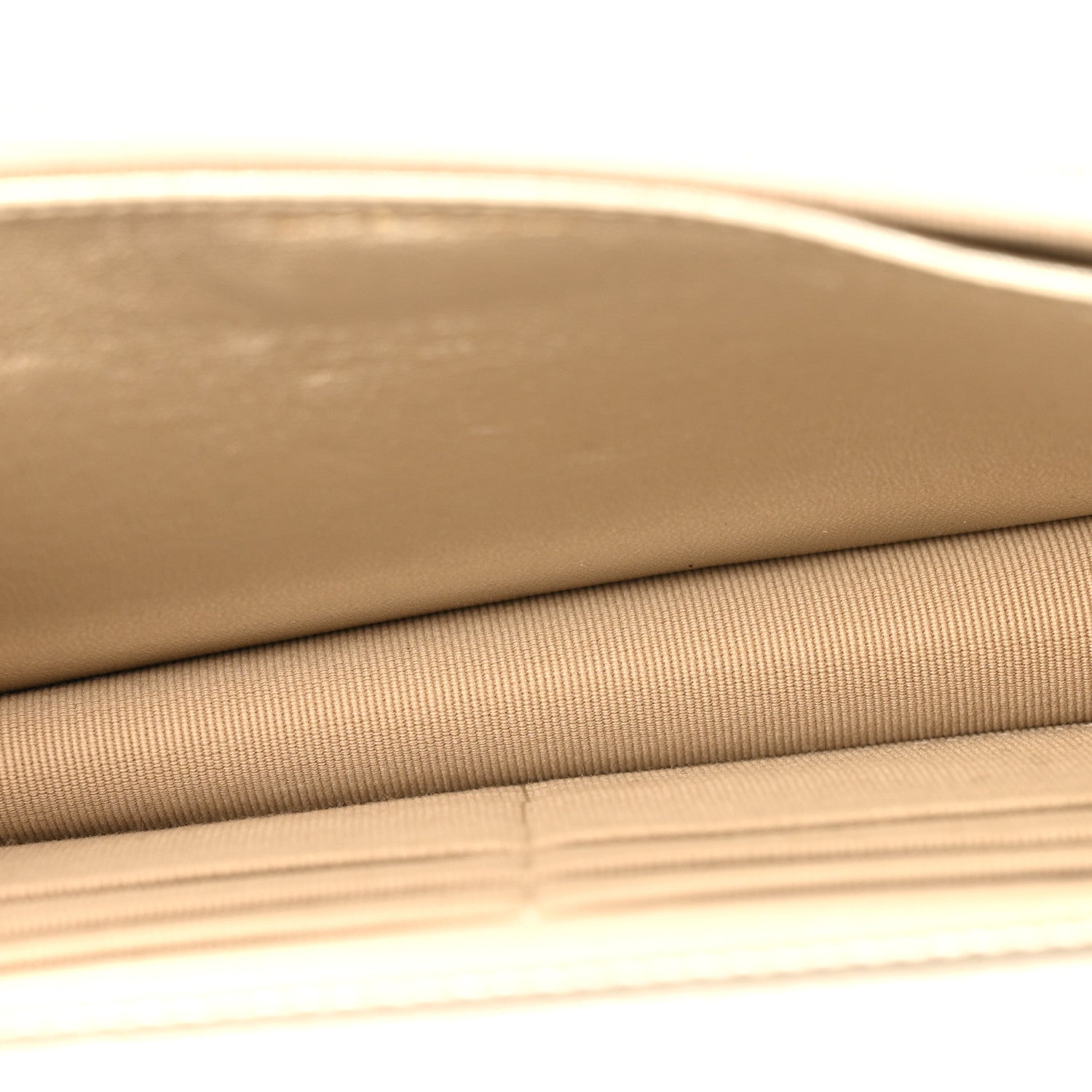 Chanel Gradient Metallic Lambskin Quilted Like A Wallet Wallet On Chain WOC Gold Pink 5 of 14