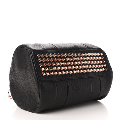 Alexander Wang Pebbled Lambskin Rocco Black Rose Gold Hardware 5 of 10